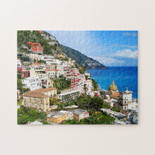 Positano Amalfi Coast Italy Italian travel scenery Jigsaw Puzzle
