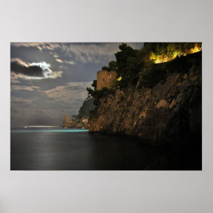 Positano at Night - Relic II - Photograph Print