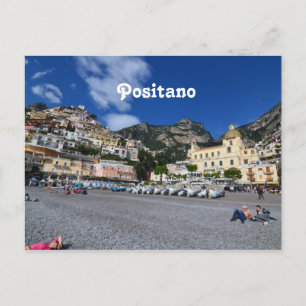 Positano Beach Postcard