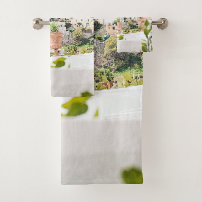 Positano Beauty #1 #travel #wall #art  Bath Towel Set (Insitu)