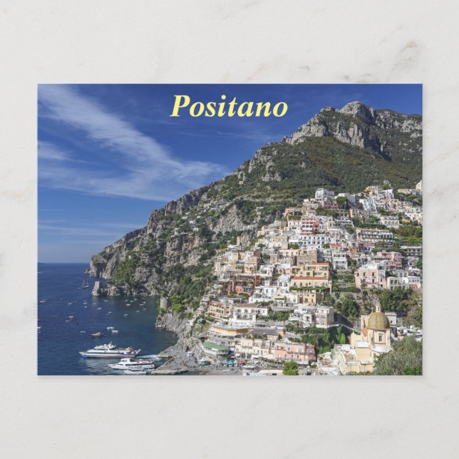 Positano By the Sea Postcard (Front)