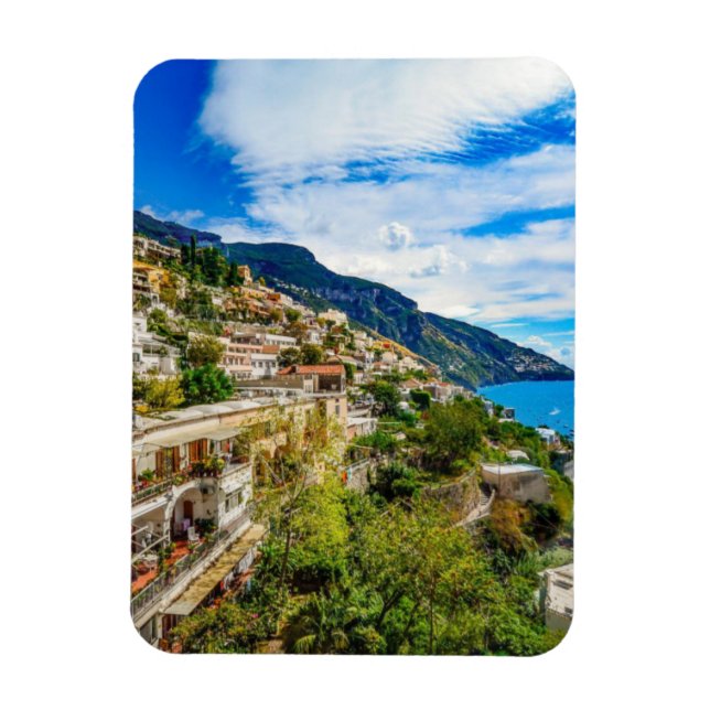 Positano Coast Photo Magnet (Vertical)