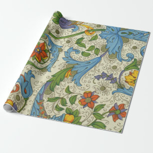 Positano Floral Grande Wrapping Paper