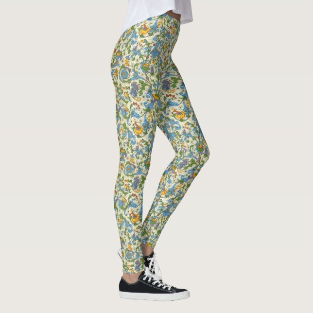 Positano Floral Leggings (Right)