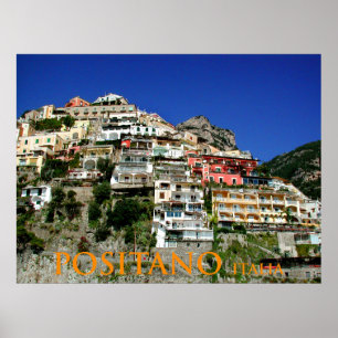 positano italia poster