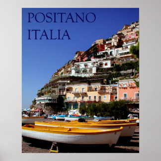 positano italia poster