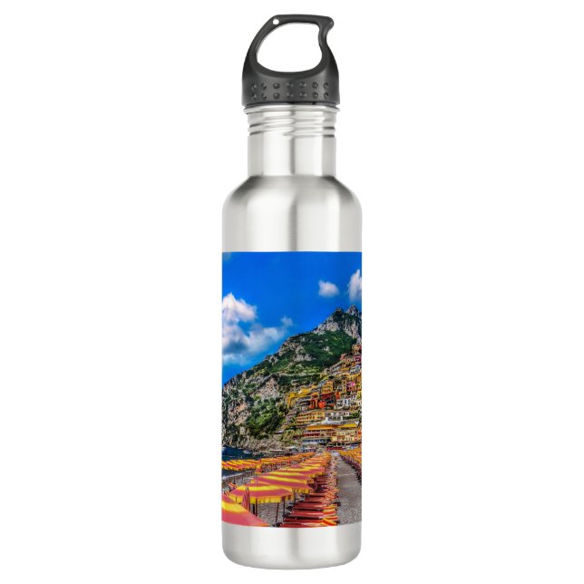 Positano Italy Amalfi Coast Travel 710 Ml Water Bottle (Front)