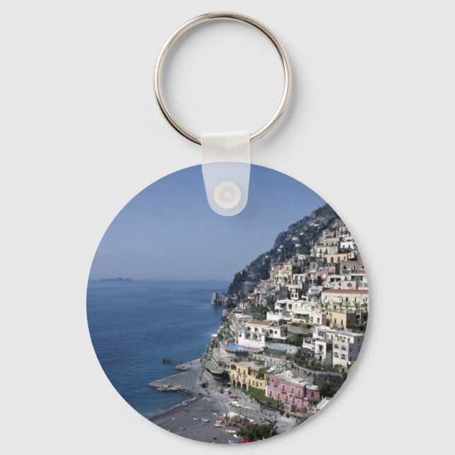 Positano, Italy Key Ring (Front)