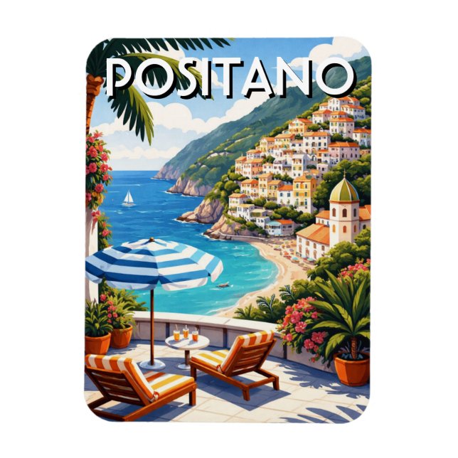 Positano Italy Magnet (Vertical)