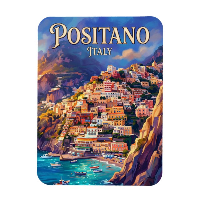 Positano Italy Magnet (Vertical)