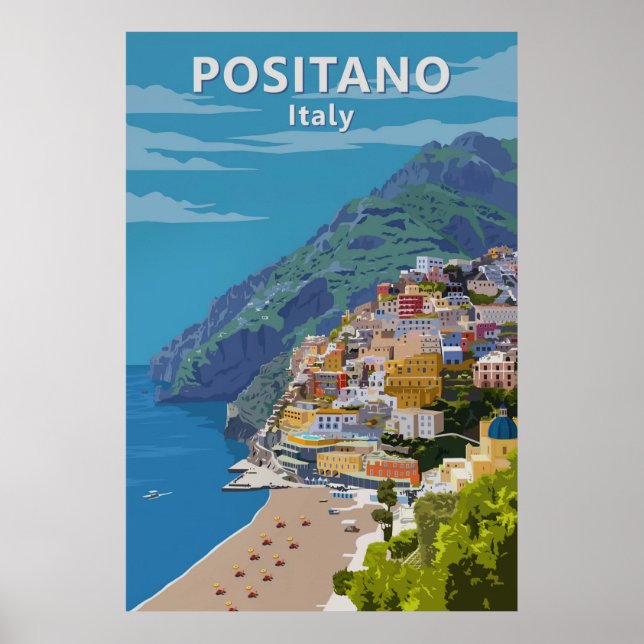 Positano, Italy Poster (Front)