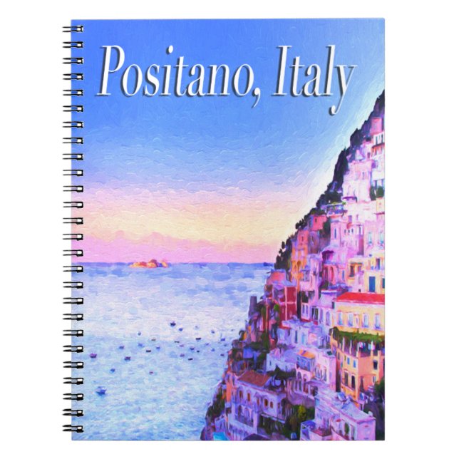 Positano, Italy Sunset Notebook (Front)