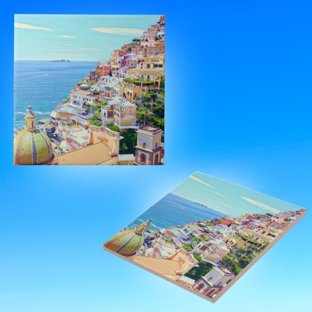 Positano Italy Tile (Creator Uploaded)