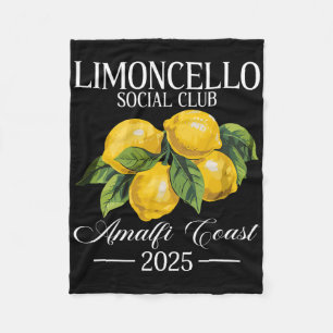 Positano Italy Vacation Limoncello Amalfi Coast Va Fleece Blanket