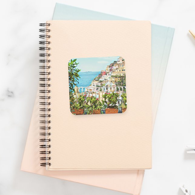 Positano Italy View Stickers (Creator Uploaded)