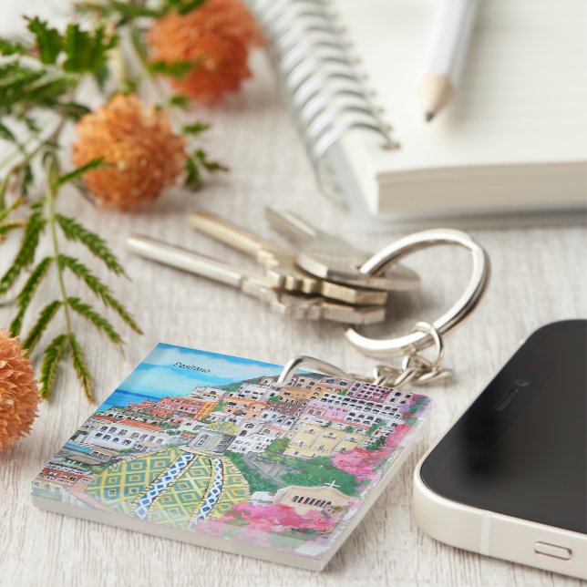 Positano, Keychain (Front Right)