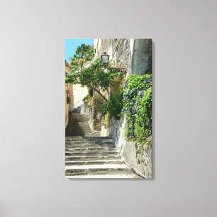 Positano Stretched Canvas Print