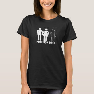 Position open Male Female Male Swingers T-Shirt