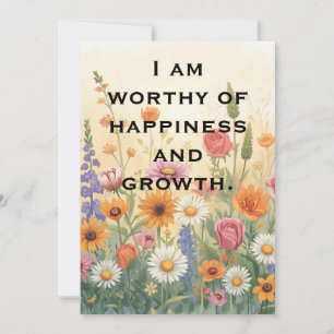 Positive Affirmation Card