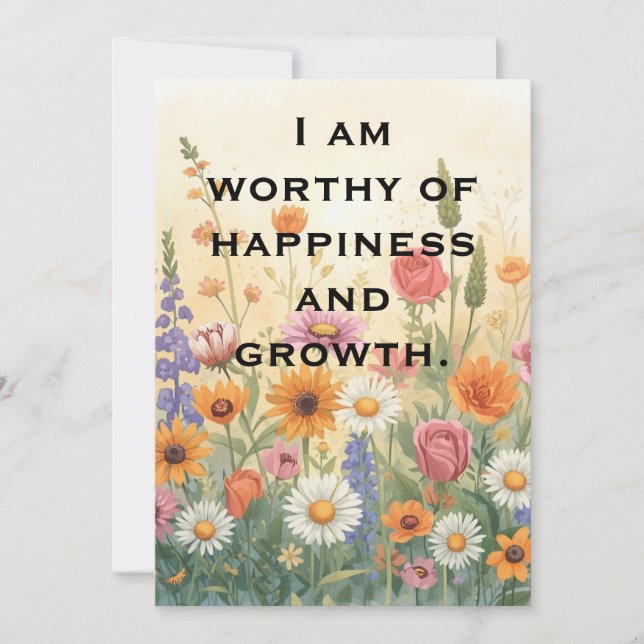 Positive Affirmation Card (Front)