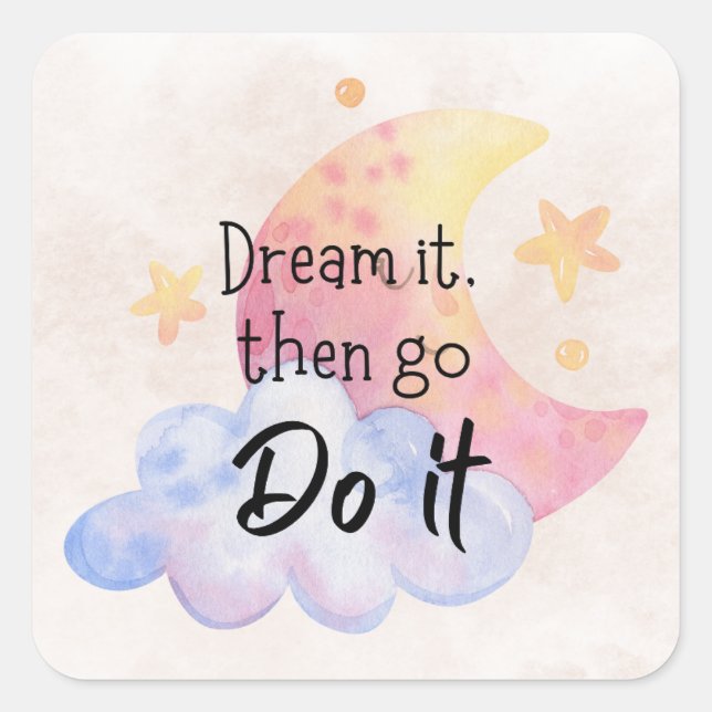 Positive Affirmation | Encouraging Sticker (Front)