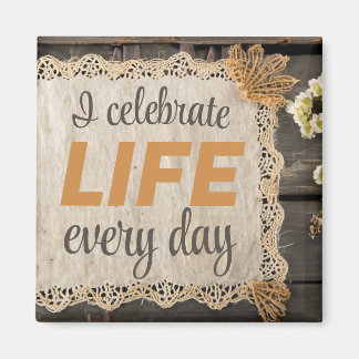 Positive Affirmation For Perfect Body Healthy Life Magnet