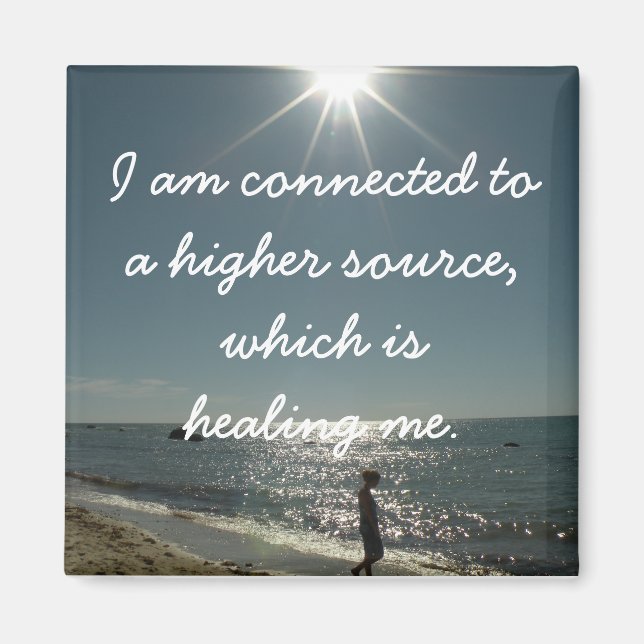 Positive Affirmation for someone Chronically Ill Magnet (Front)