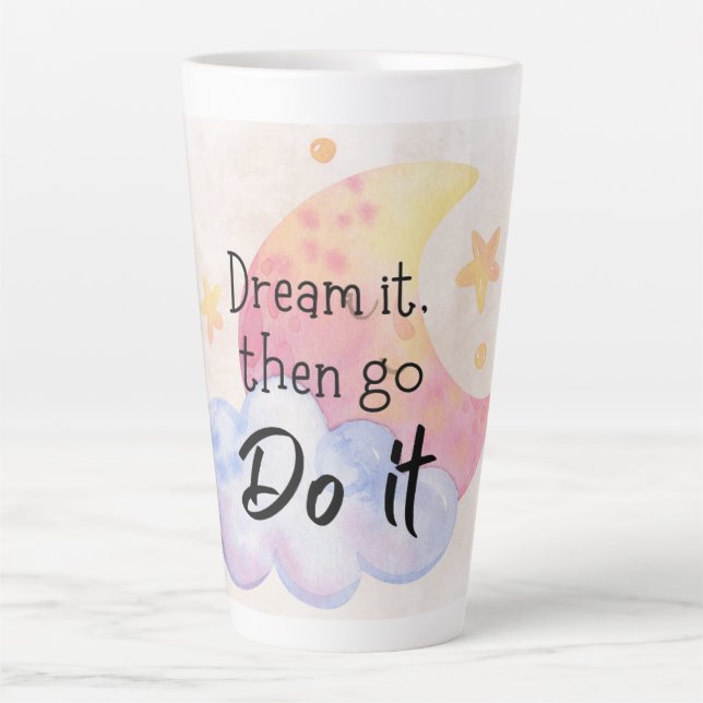 Positive Affirmation Latte Mug | Inspirational (Front)