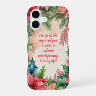 Positive Affirmation Letting Go Of Pain And Anger iPhone 16 Case