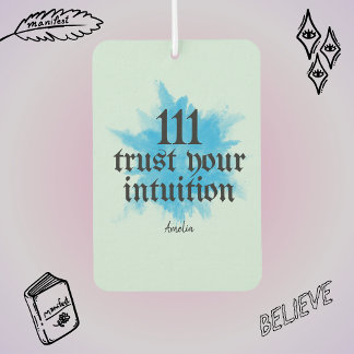 Positive Affirmation Quote Manifestation Car Air Freshener