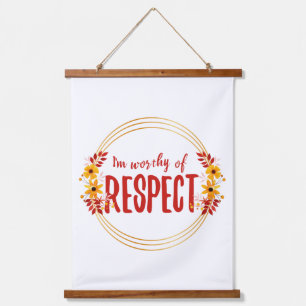 positive affirmations for life and self love  hanging tapestry