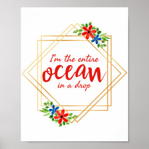 positive affirmations for self acceptance poster