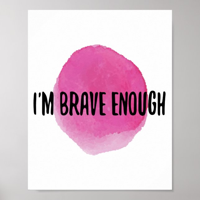 positive affirmations for self care poster (Front)