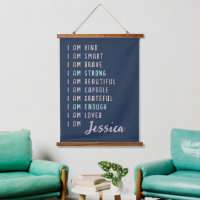 Positive Affirmations For Women Personalised Blue