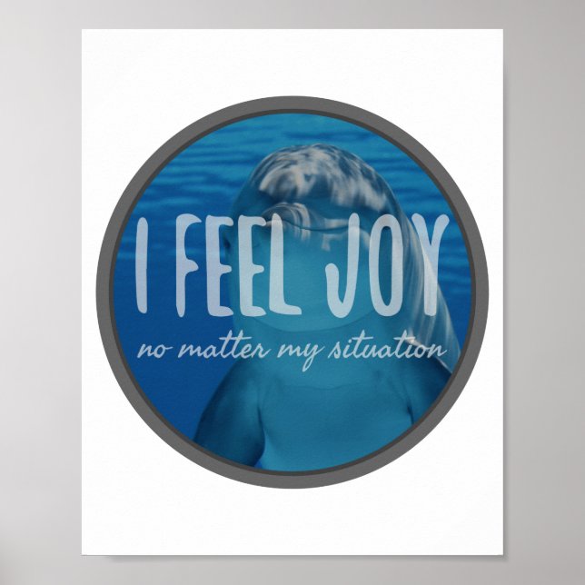 positive affirmations life acceptance poster (Front)