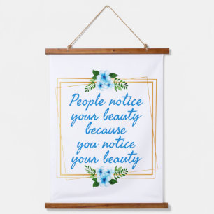 positive affirmations quotes for self-love hanging tapestry