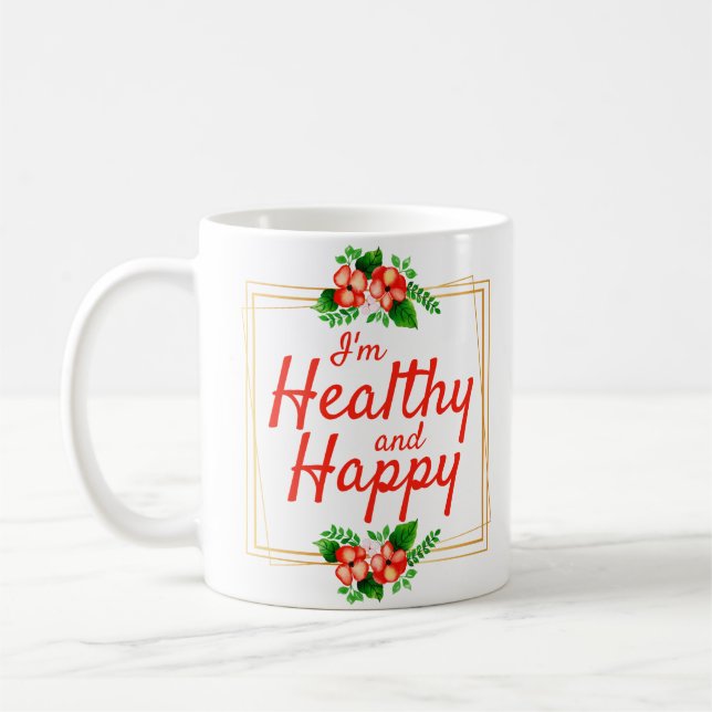 positive affirmations quotes for work and life coffee mug (Left)