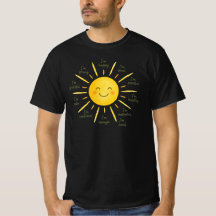 Positive Affirmations Sun Cute Mental Health Motiv