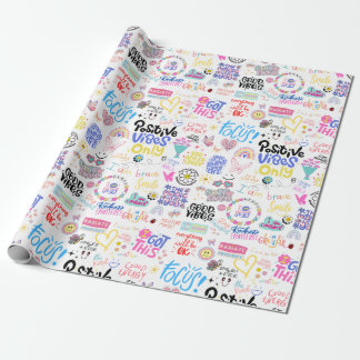 Positive Affirmations Wrapping Paper