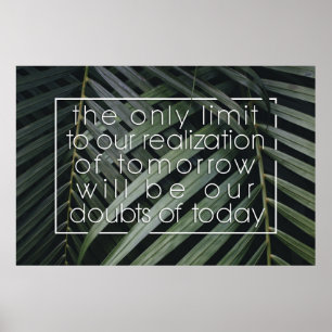 Positive Affirming Future Quote Wall Print