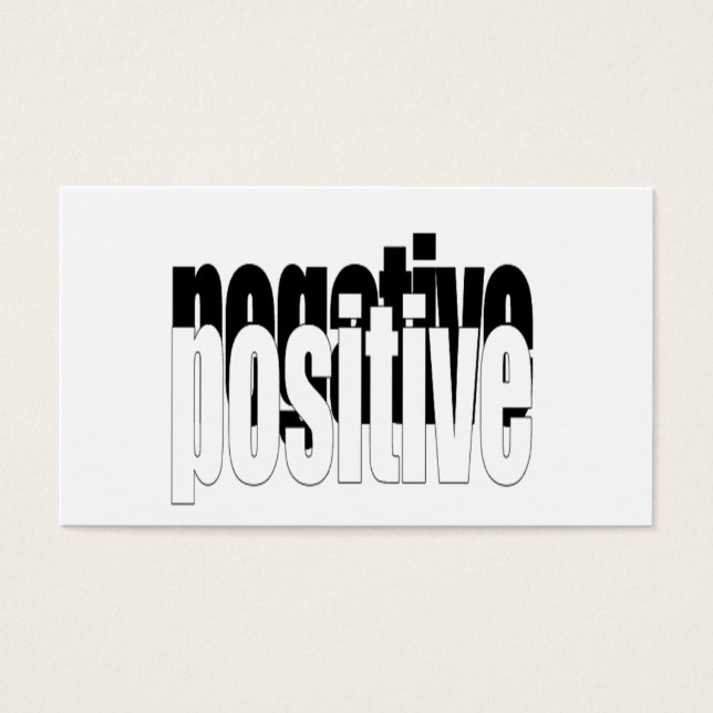 Positive And Negative (Front)