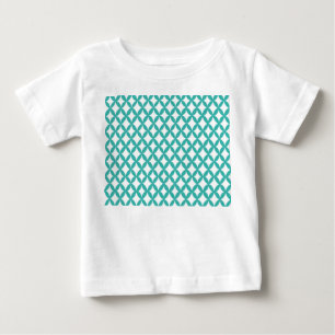 Positive and Negative Space Teal Baby T-Shirt