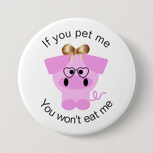 Positive Animal Rights Button (Front)