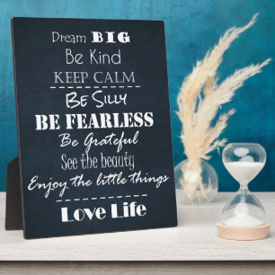 Positive Attitude Affirmations Quotes Plaque