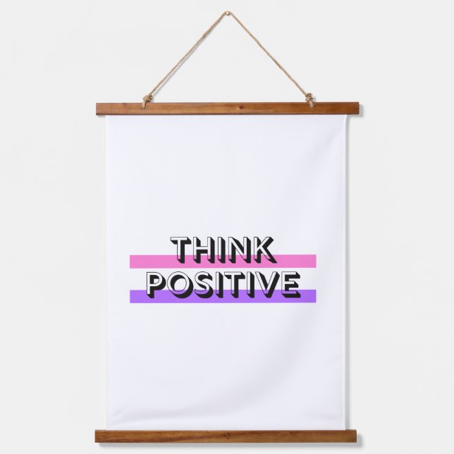 positive attitude inspirational positive quotes  hanging tapestry (Front)