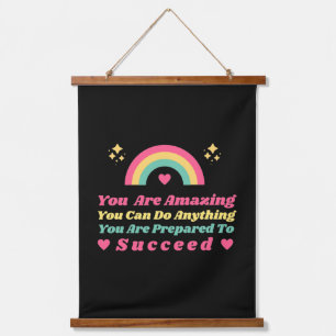 positive attitude inspirational vibes quotes hanging tapestry