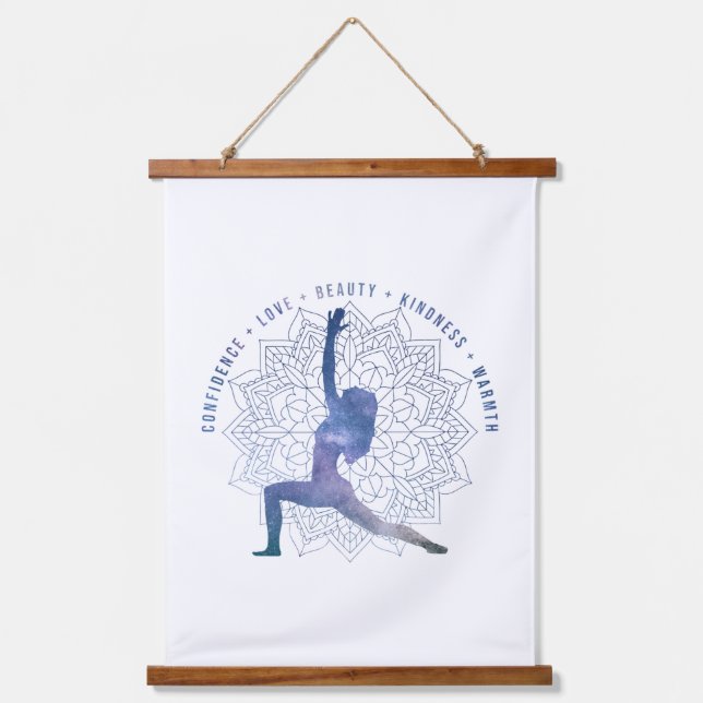 positive attitude inspirational vibes sayings  hanging tapestry (Front)