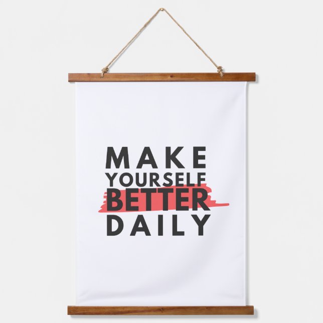 positive attitude motivational positive words  hanging tapestry (Front)