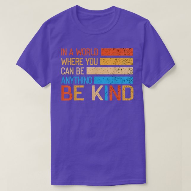 Positive Be Kind Motivation Inspiration Yoga Kindn T-Shirt (Design Front)