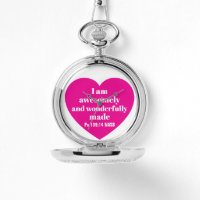 Positive Bible Verse Affirmation Pink Heart Cute  
